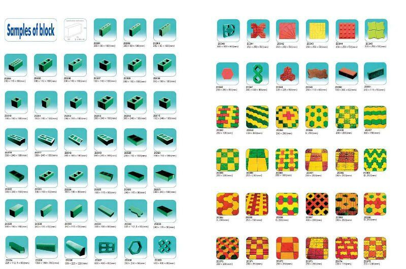 ZCJK Block et échantillons de Brick
