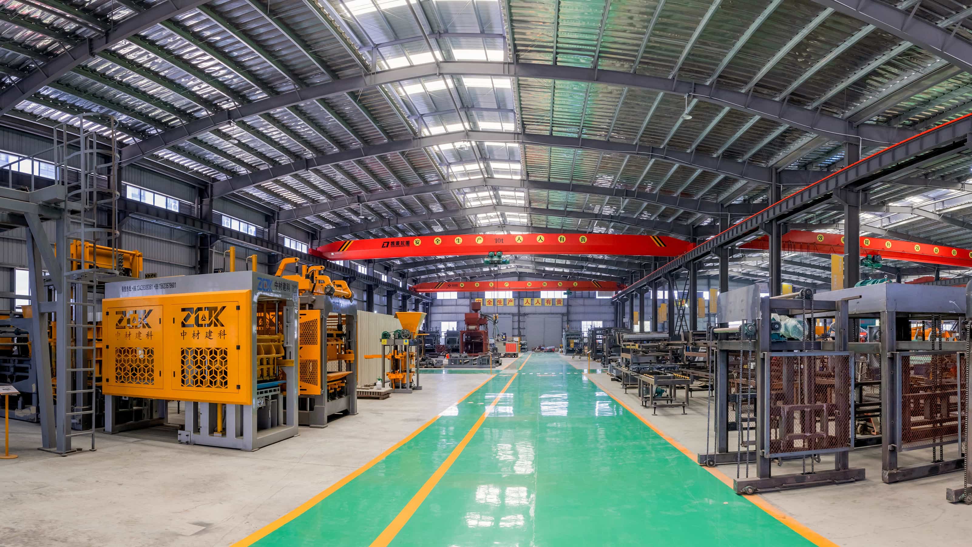 ZCJK Concrete Block Machine Workshop in Fujian Quanzhou