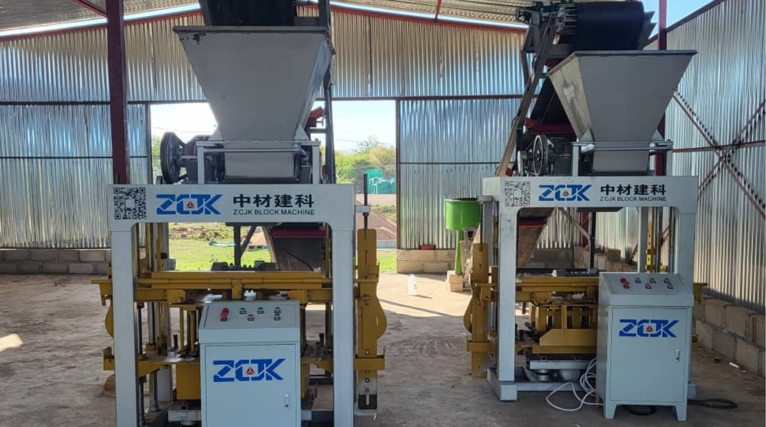 Machine de fabrication de blocs ZCJK  au Botswana