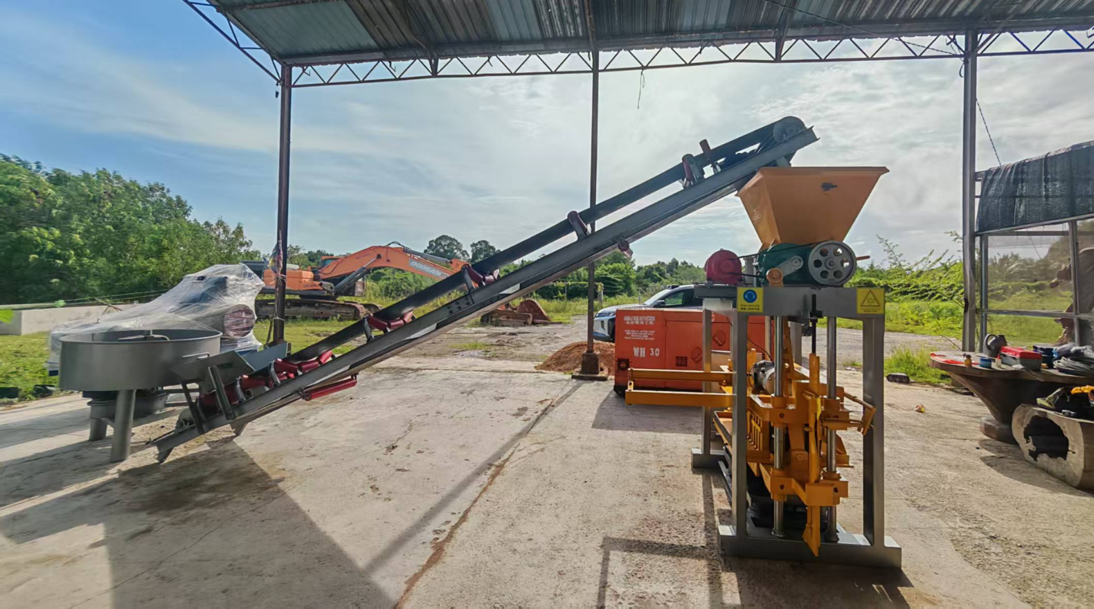 Machine de fabrication de blocs ZCJK en Malaisie
